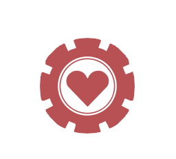 Cog wheel with heart